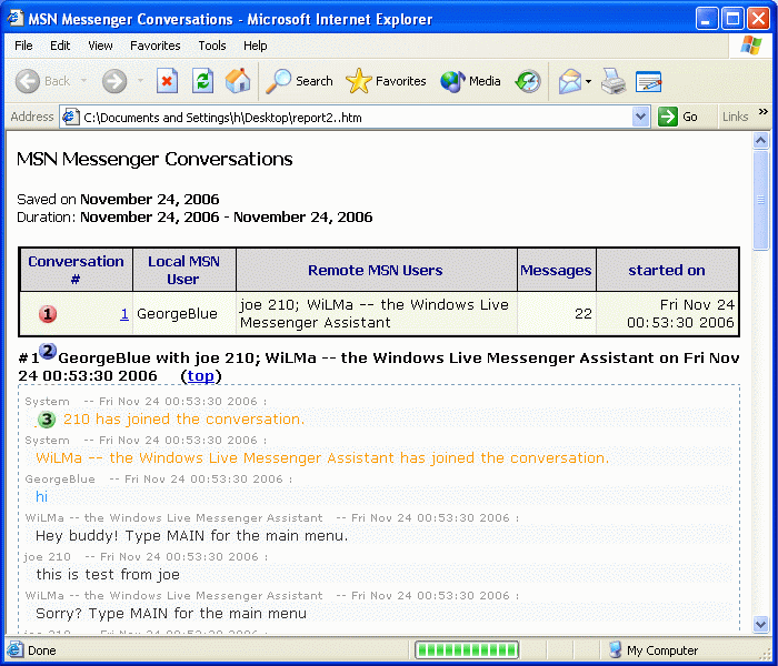 Main Window screenshot